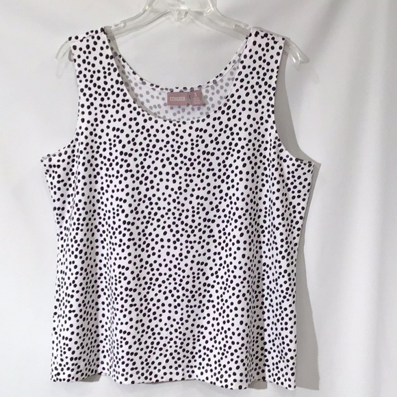Chico's Tops - Chico’s Polka Dot Tank Size 3 Chico's Tops - Chico’s Polka Dot Tank Size 3